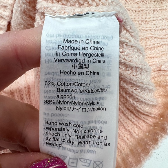 Madewell Monterey Sweater Tank in Pink Size XS Light Pink Blush - Picture 9 of 10